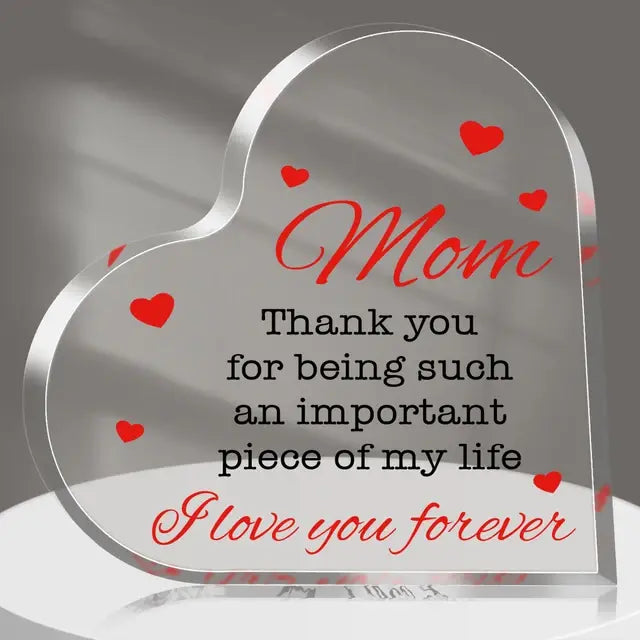 Elegant Acrylic Plaque - Mom Collection