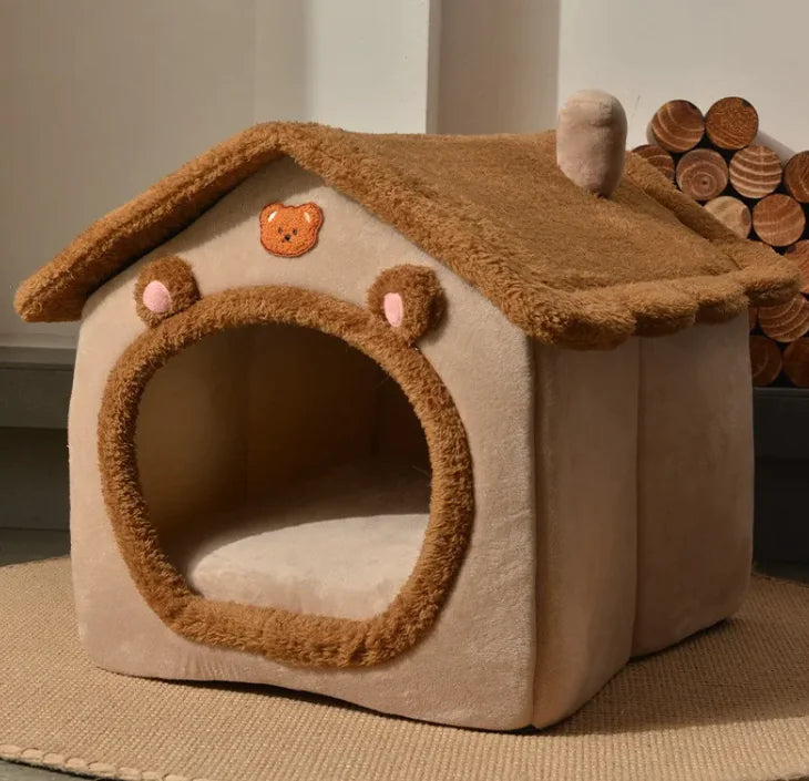 Cozy Hideaway Pet Bed