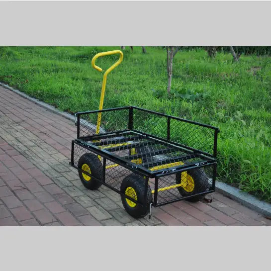 Steel Carriage Garden Cart with Detachable Sides