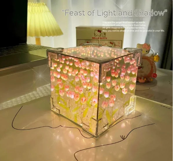 Floral Cube Ambient Light