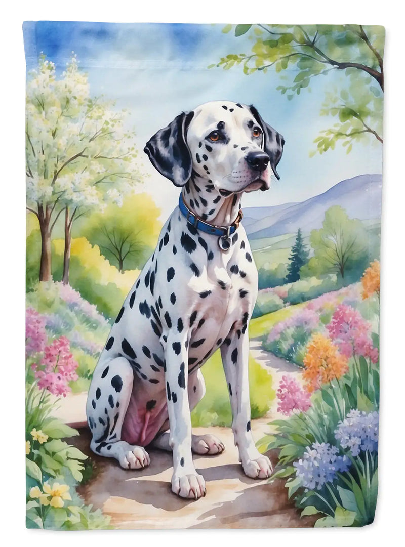 Dalmatian Spring Path Garden Flag